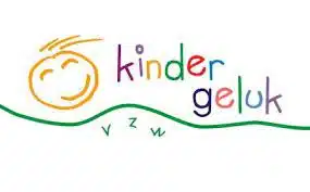 Logo van KinderGeluk, partner van Missing You, vzw die kinderen en jongeren helpt bij rouwverwerking door creatieve en ondersteunende activiteiten